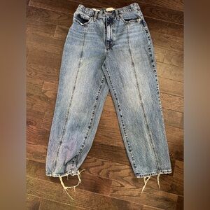 Vintage Straight Ripped Jeans
